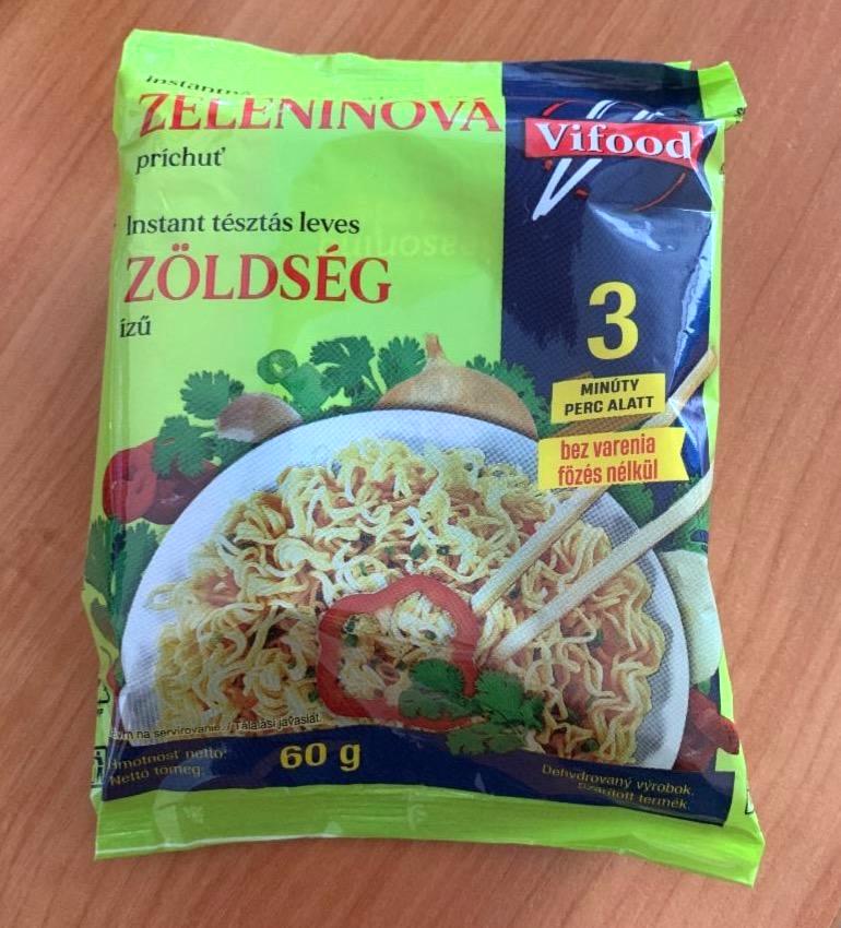 Képek - Instant tésztás leves zöldség ízű Vifood