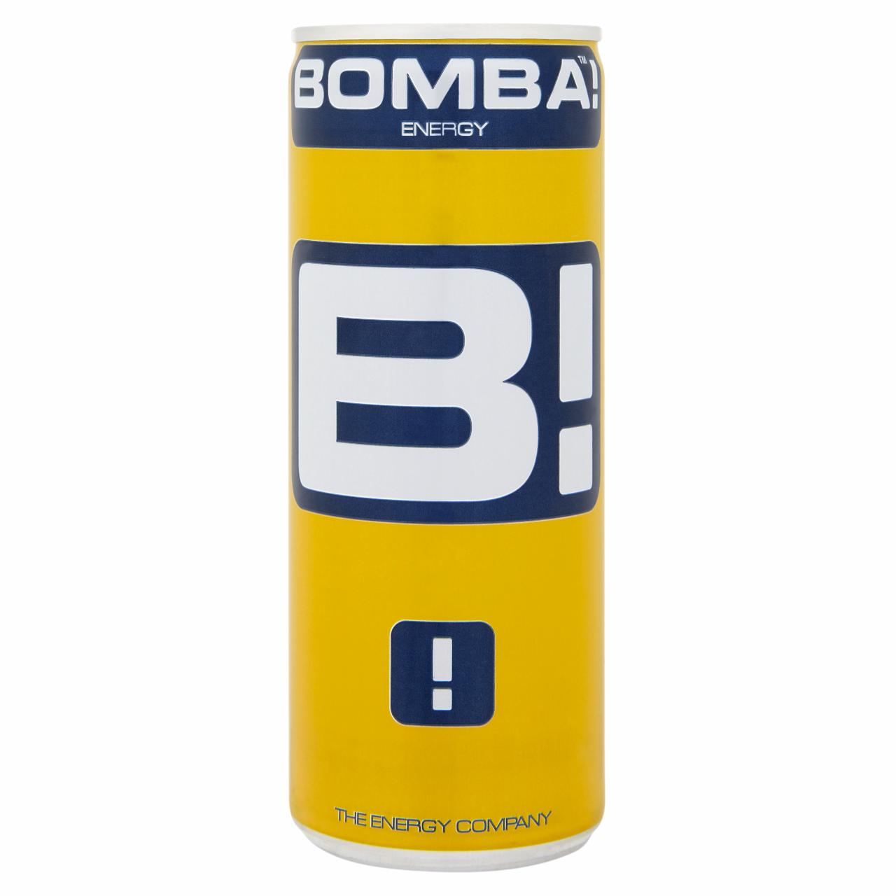 Képek - BOMBA! koffeintartalmú, tutti-frutti ízű szénsavas ital cukorral és édesítőszerrel 250 ml
