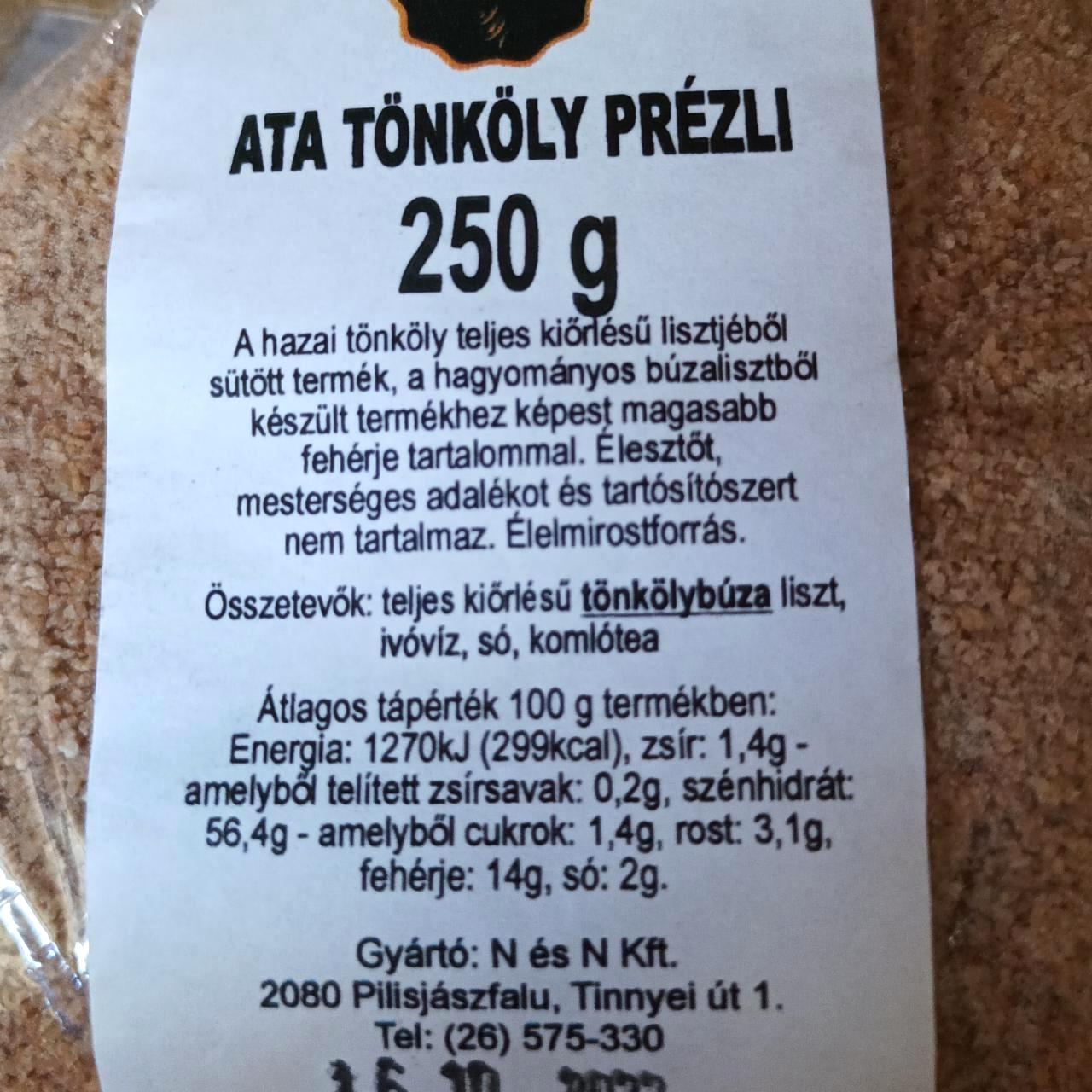 Képek - Ata tönköly prézli