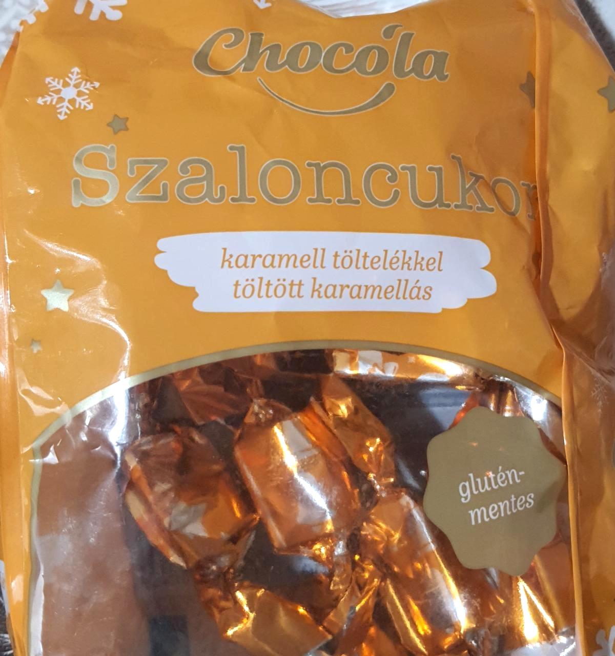 Képek - Szaloncukor karamellás töltelékkel Chocóla