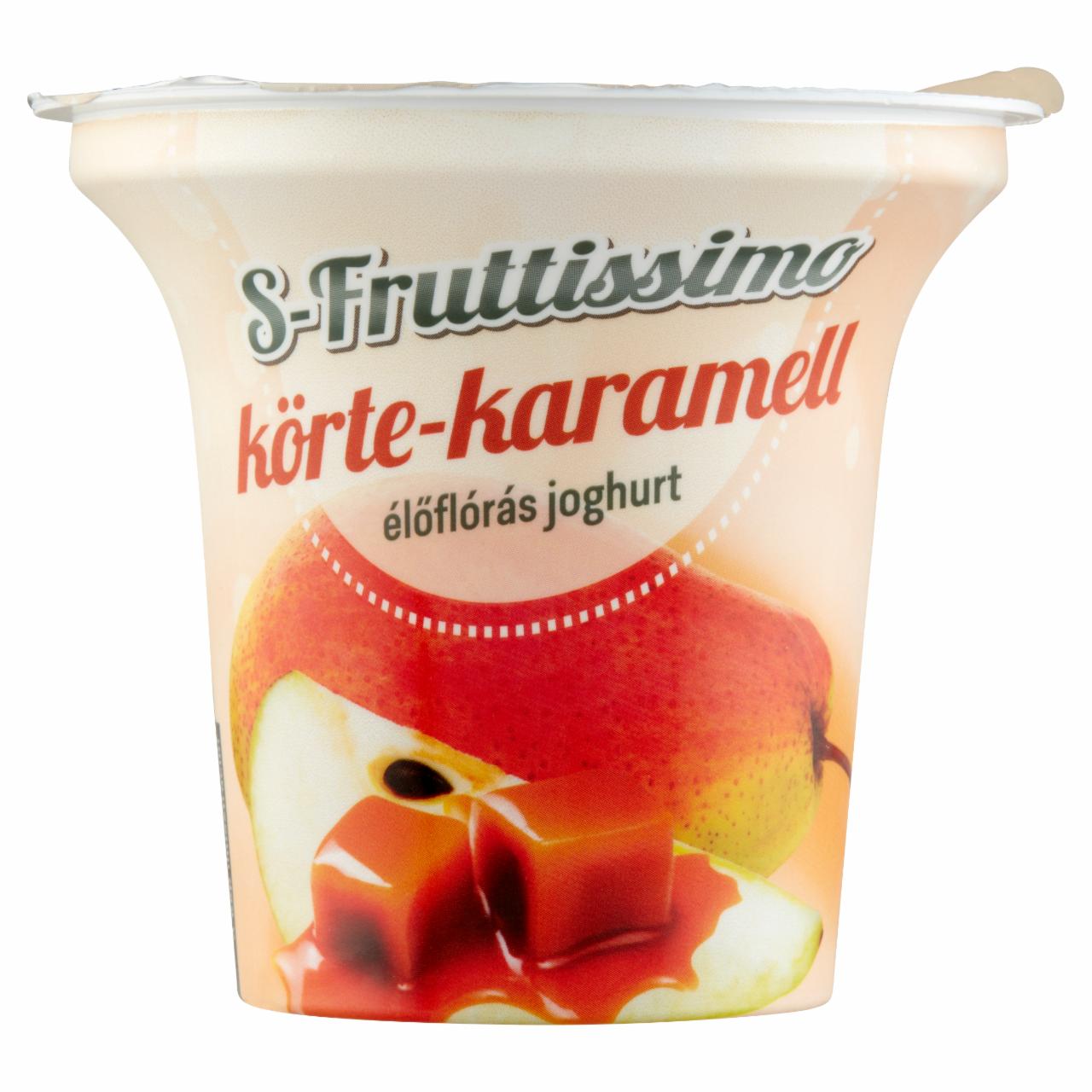 Képek - S-Fruttissimo körte-karamellás élőflórás joghurt 200 g