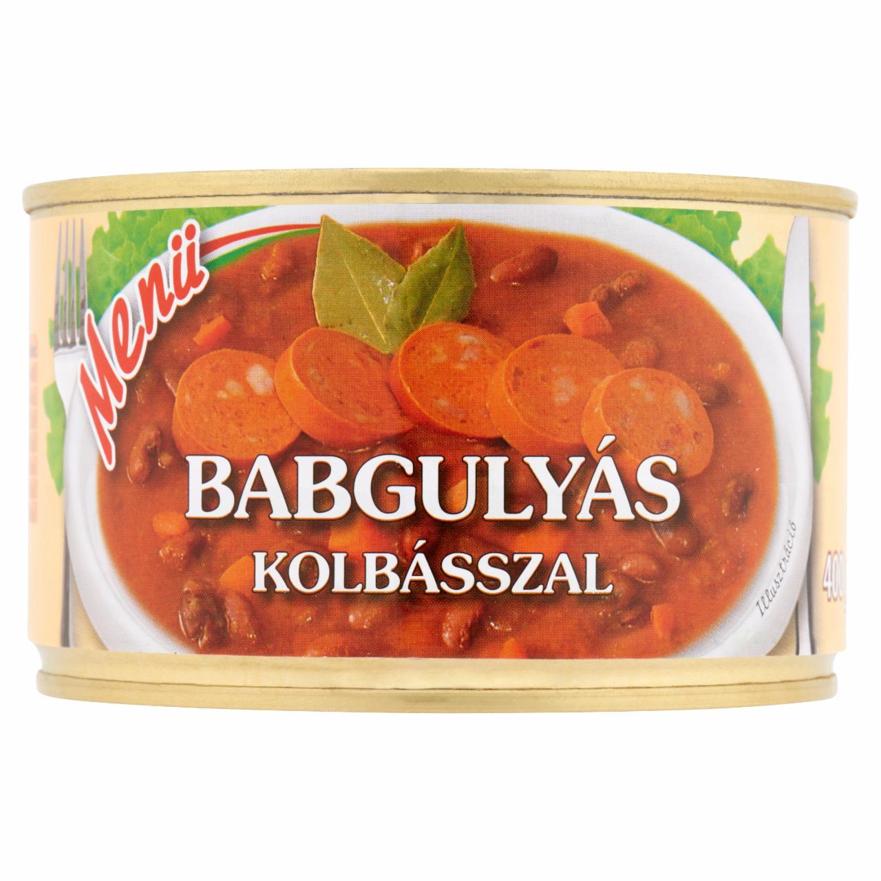 Képek - Menü babgulyás kolbásszal 400 g