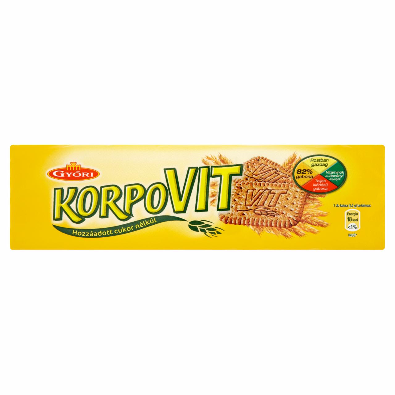 Képek - Korpovit teljes kiőrlésű keksz Győri