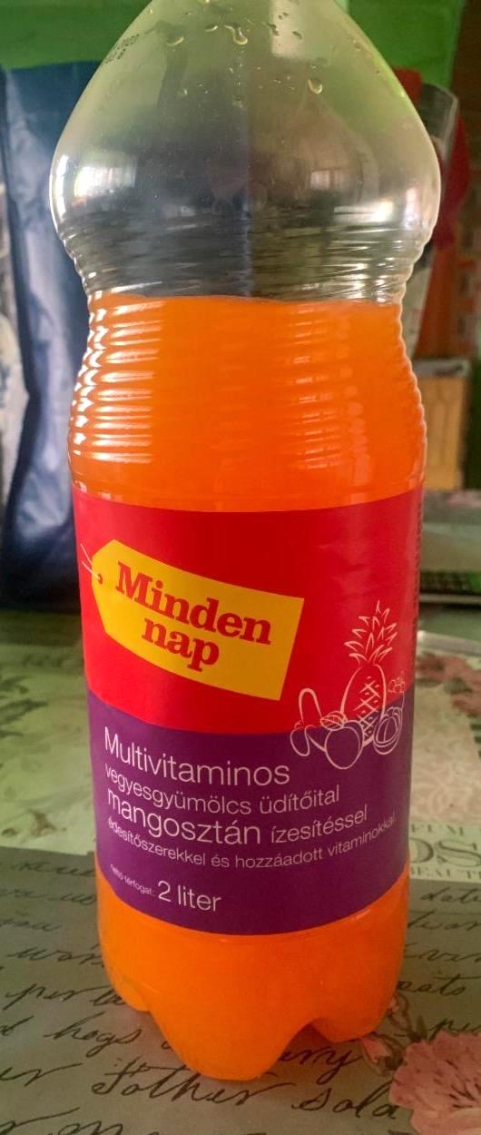 Képek - Multivitaminos vegyesgyümölcs üdítőital mangosztán ízesítéssel Minden nap