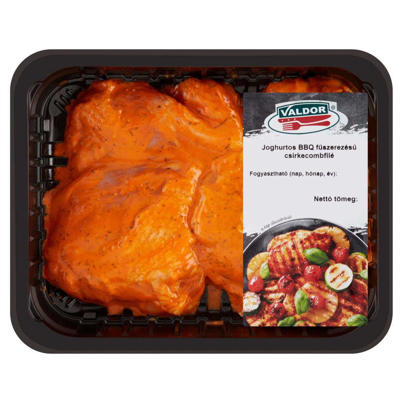 Képek - Valdor joghurtos BBQ fűszerezésű csirkecombfilé 450 g