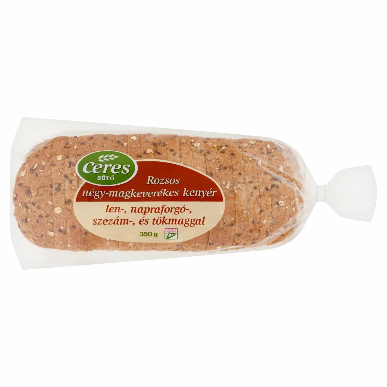 Képek - Ceres rozsos négy-magkeverékes kenyér 350 g