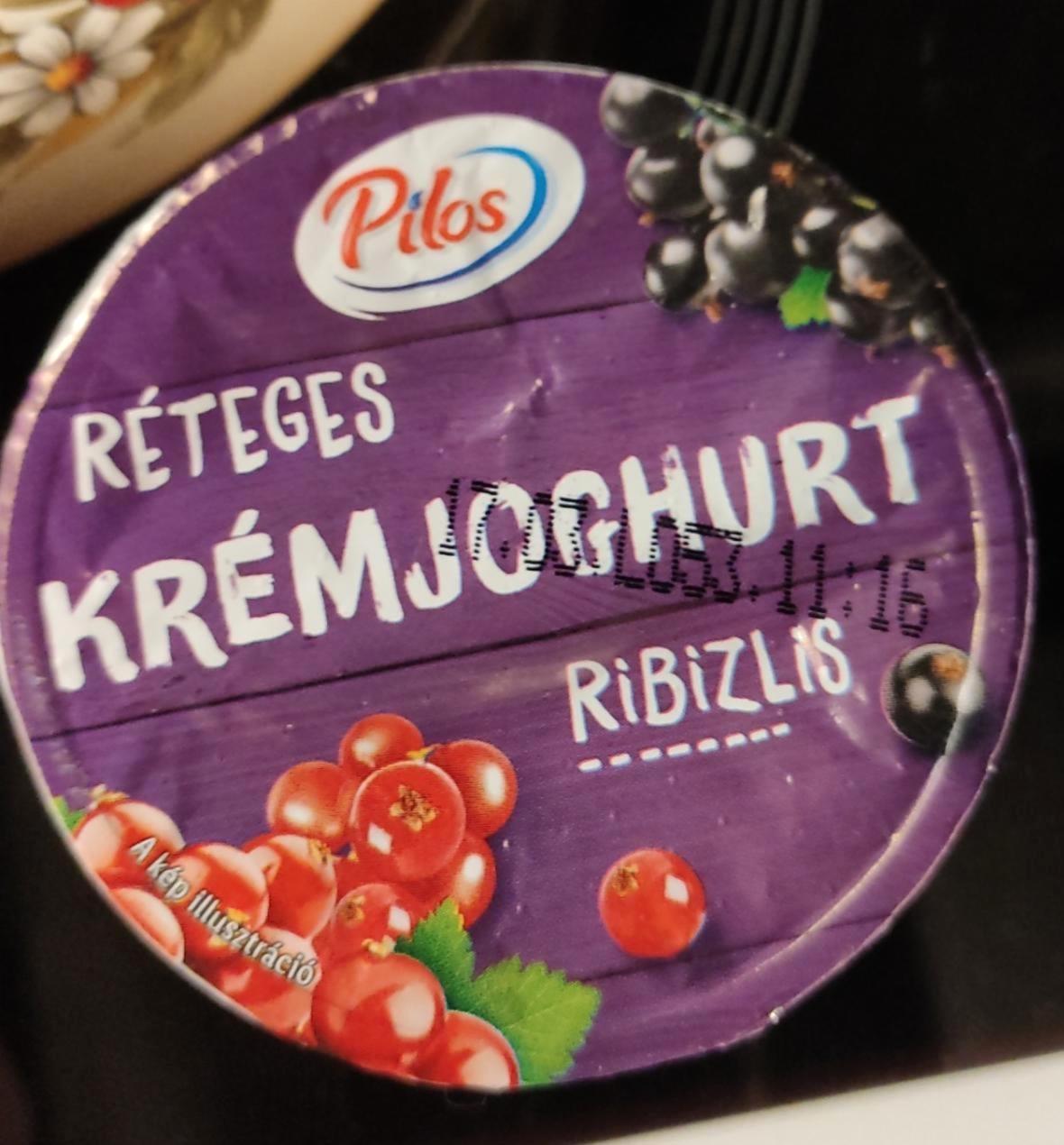 Képek - Réteges krémjoghurt Ribizlis Pilos