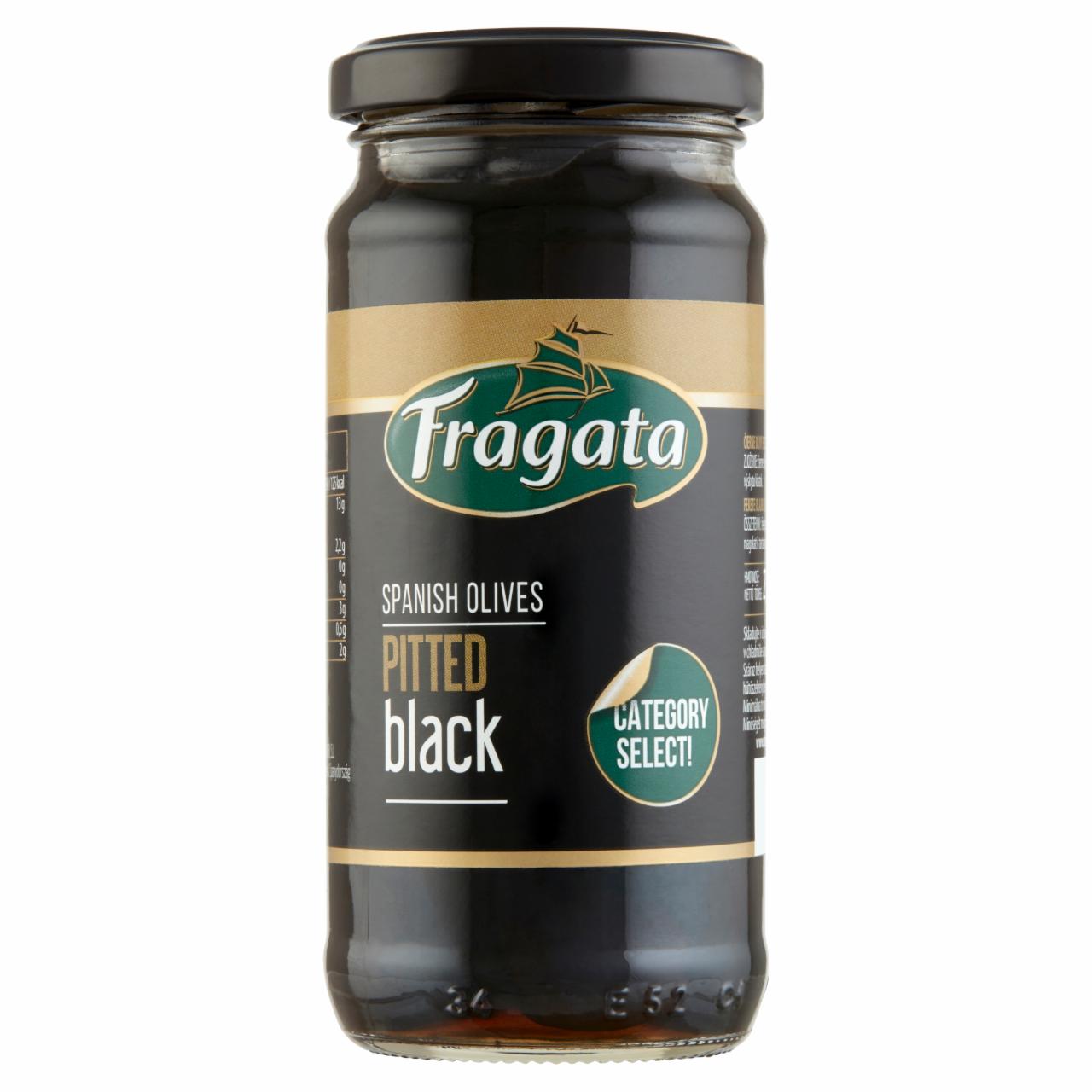 Képek - Fragata fekete olajbogyó, mag nélkül, sós lében 230 g