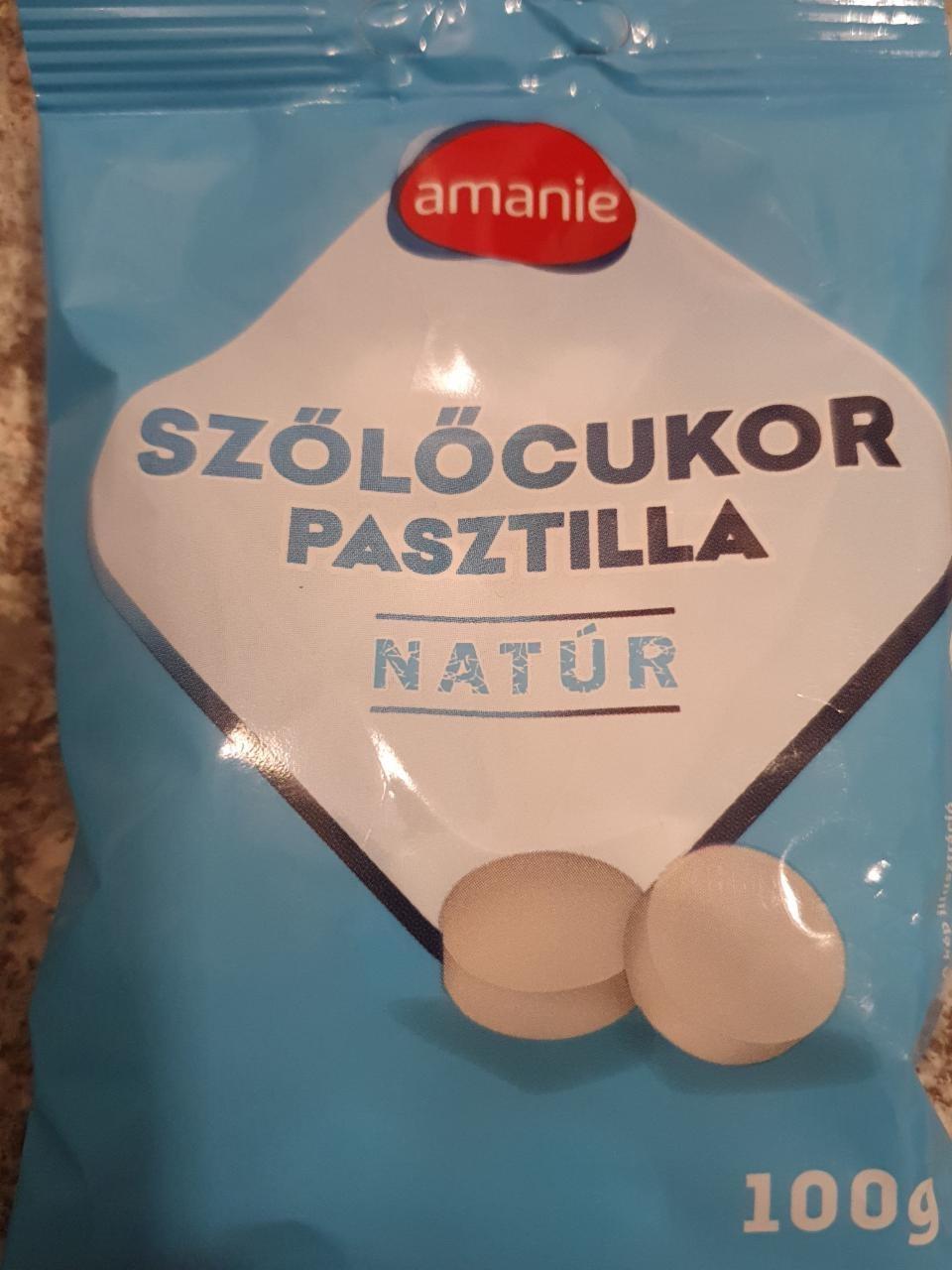 Képek - Szőlőcukor pasztilla natúr Amanie