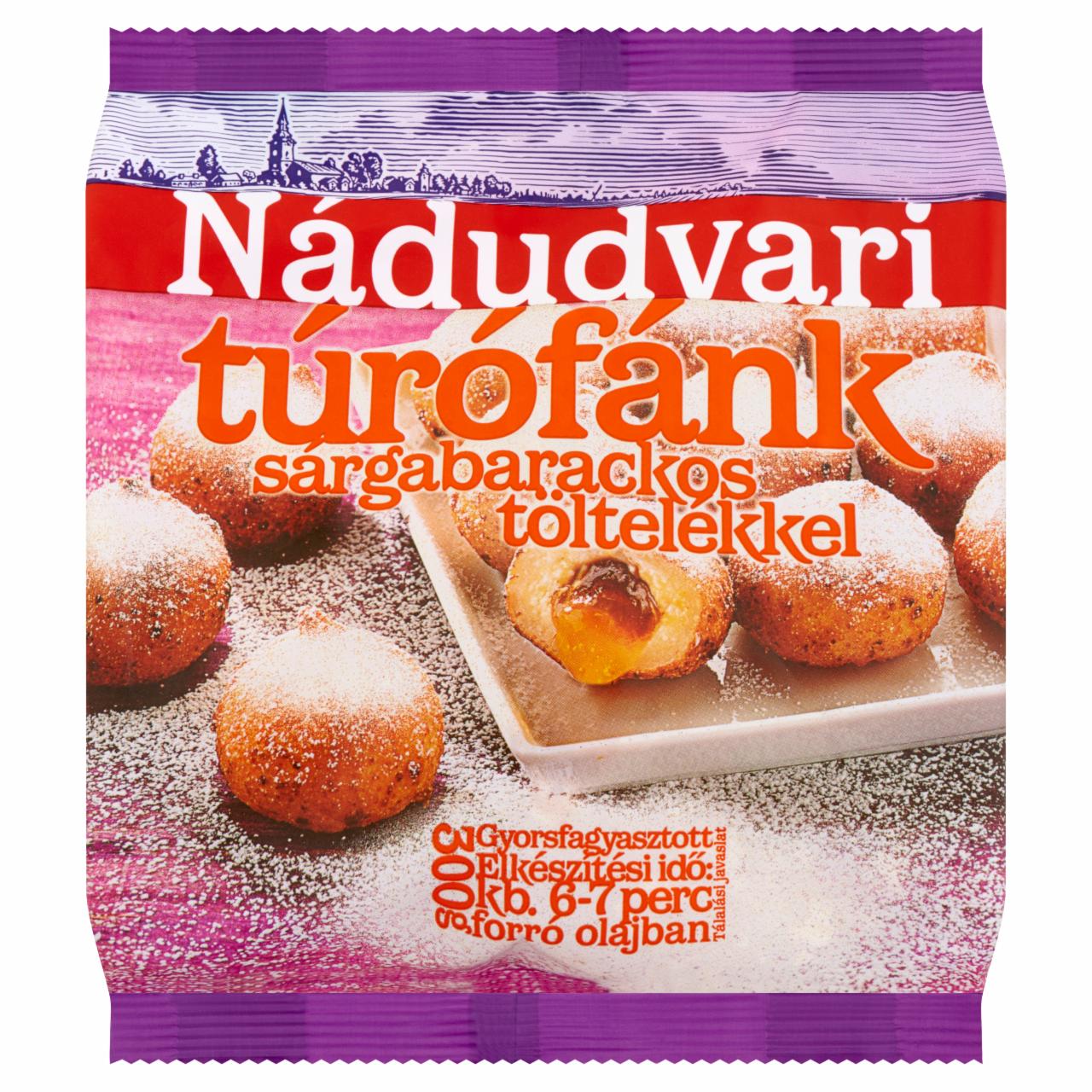 Képek - Nádudvari gyorsfagyasztott túrófánk sárgabarackos töltelékkel 300 g