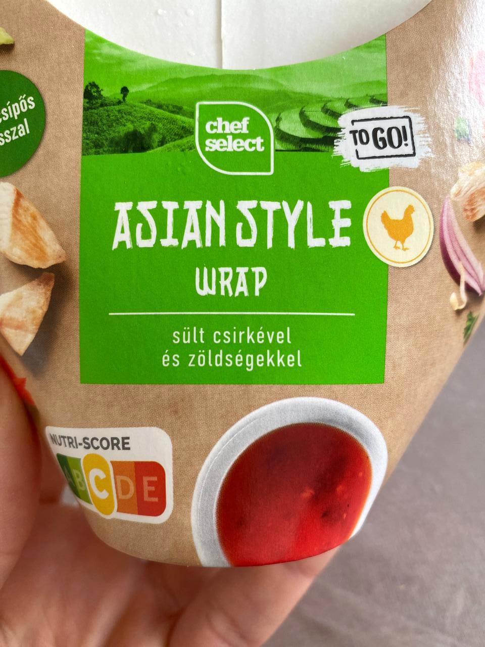 Képek - Asian style wrap sült csirkével és zöldségekkel Chef Select