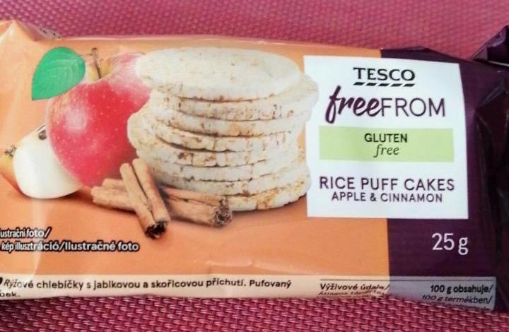 Képek - Rice puffcakes Apple & cinnamon Tesco free from