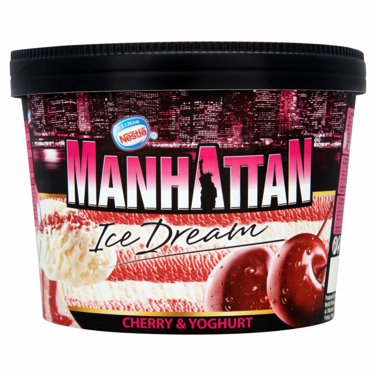 Képek - Nestlé Manhattan joghurtos és meggyes jégkrém 1400 ml