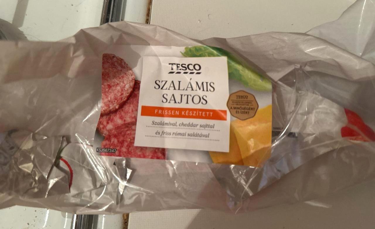 Képek - Szalámis sajtos szendvics Tesco