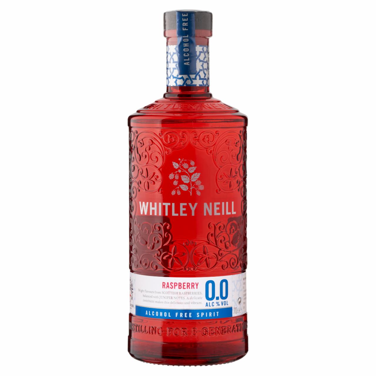 Képek - Whitley Neill Raspberry alkoholmentes gin 0% 700 ml
