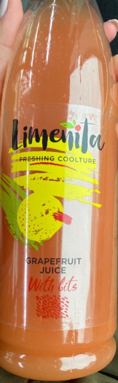 Képek - Limenita Freshing Coolture rostos rózsaszín grapefruitlé 750 ml