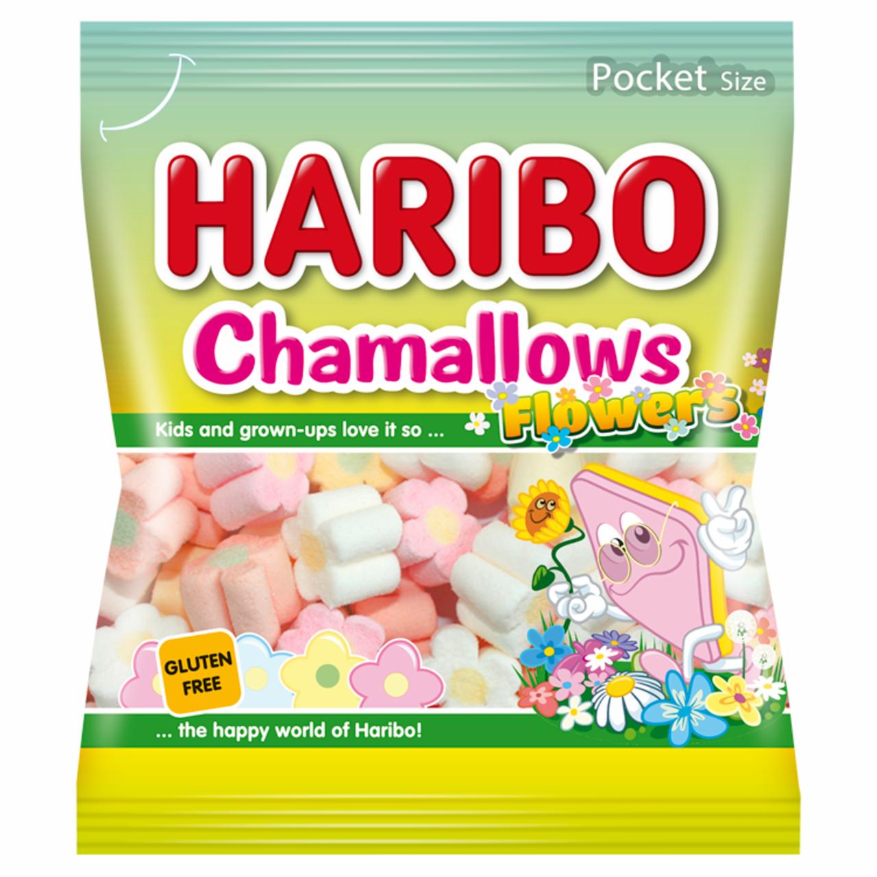 Képek - Haribo Chamallows Flowers habcukorka 100 g