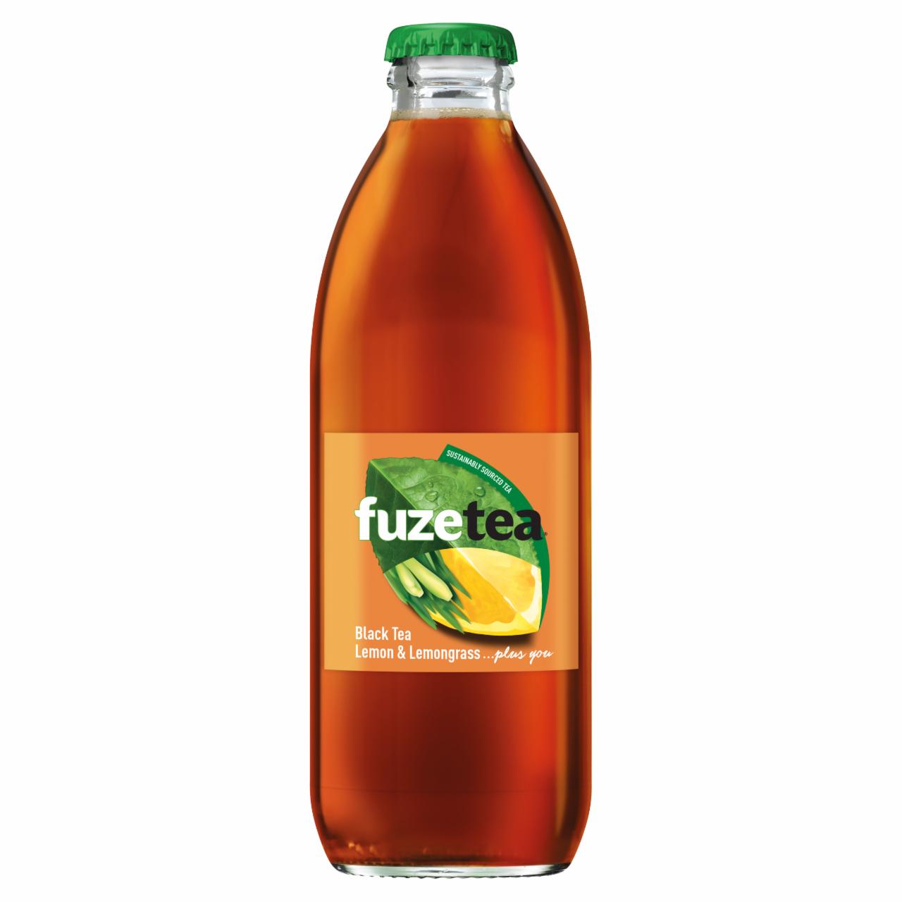 Képek - FUZETEA szénsavmentes citrom és citromfű ízű üdítőital cukorral és édesítőszerrel 250 ml