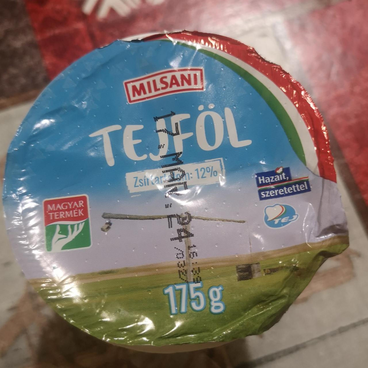 Képek - Tejföl 12% Milsani