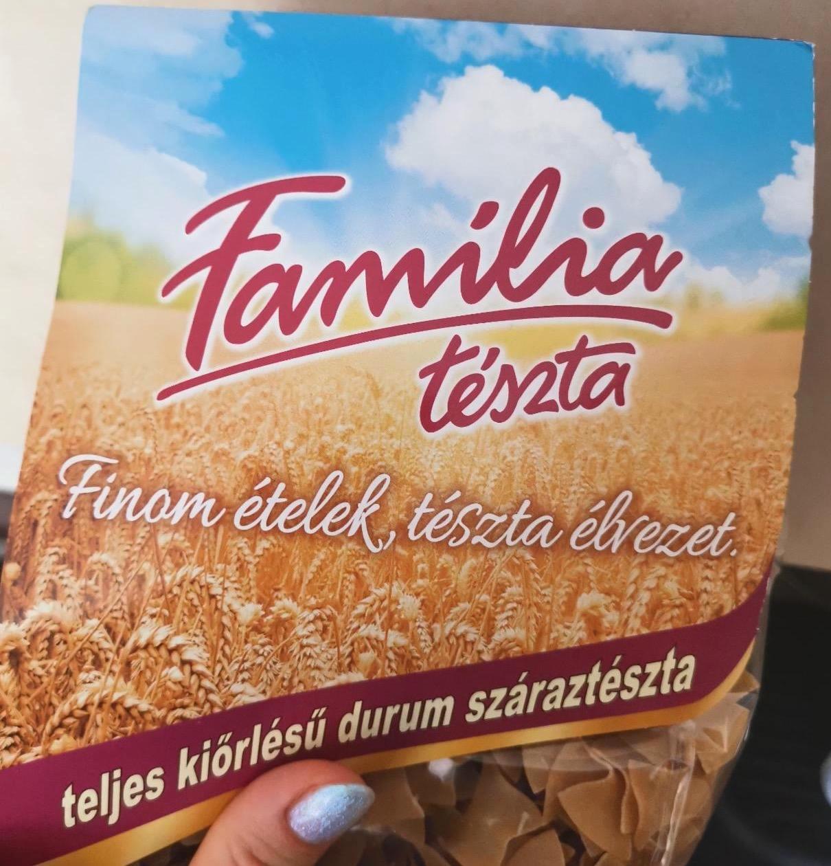 Képek - Teljes kiőrlésű durum tészta Família