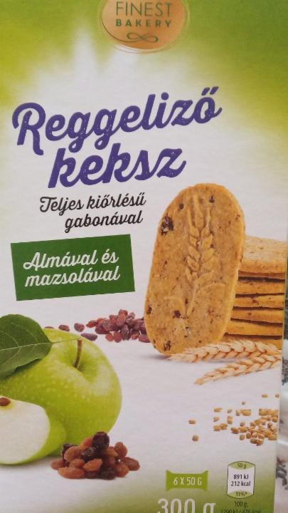 Képek - Reggeliző keksz almával és mazsolával Finest Bakery