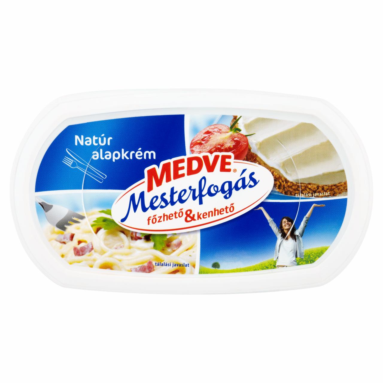 Képek - Medve Mesterfogás natúr alapkrém 185 g