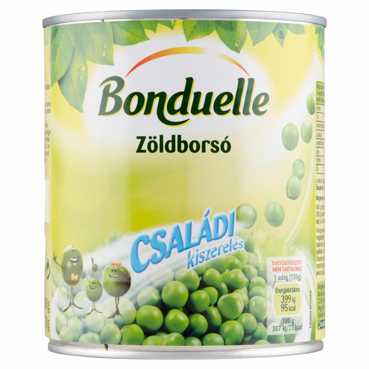 Képek - Bonduelle zöldborsó 800 g