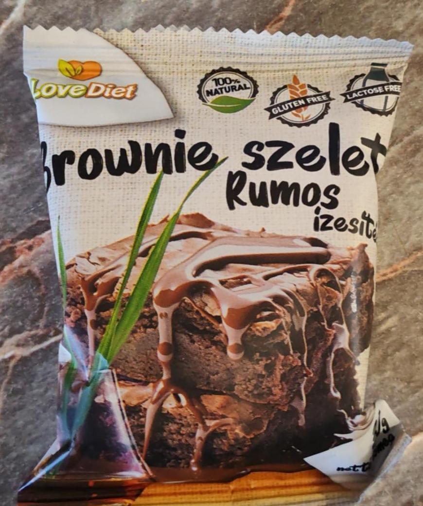 Képek - Brownie szelet Rumos ízesítésű LoveDiet