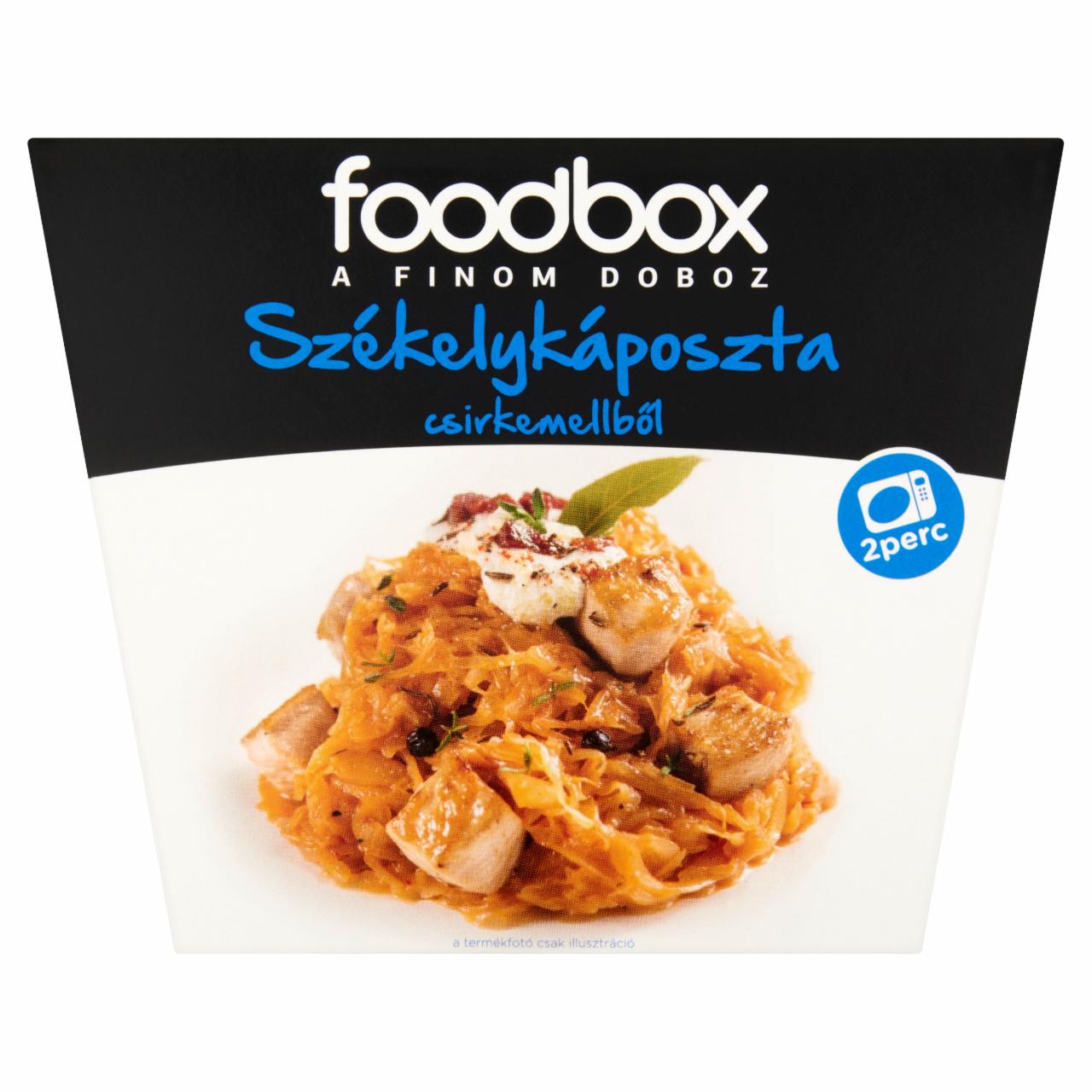 Képek - Székelykáposzta csirkemellből Foodbox