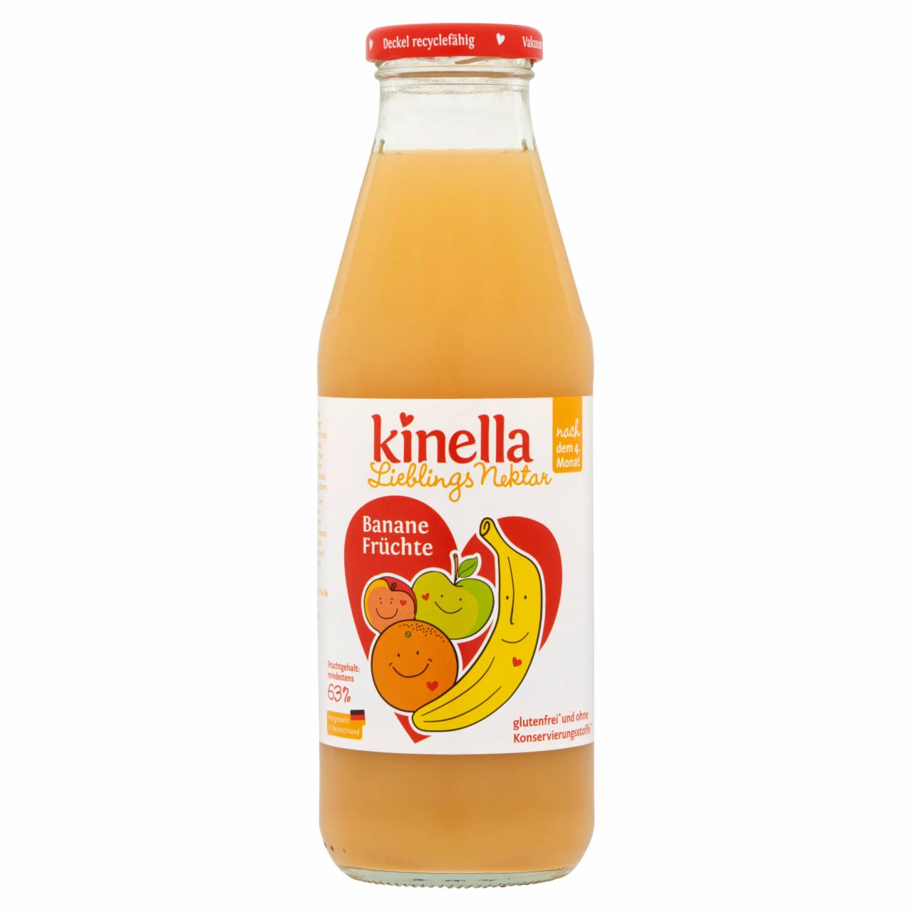 Képek - Kinella banán gyümölcsital 4hó 500 ml
