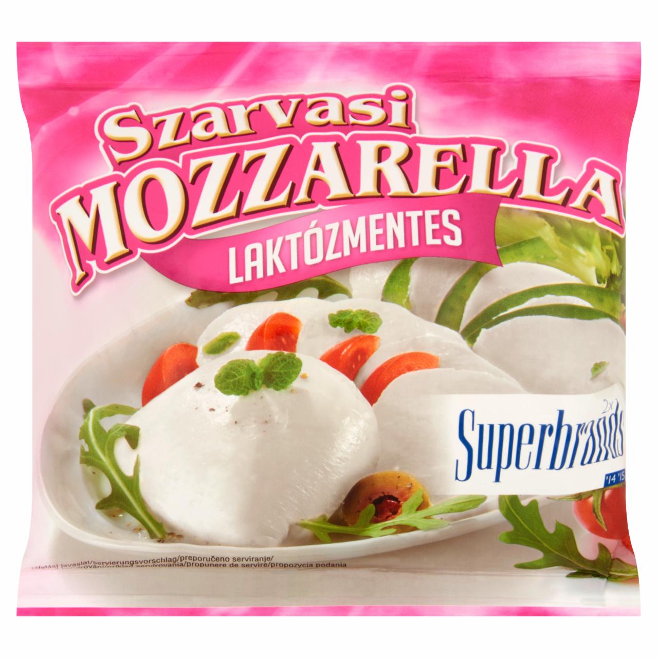 Képek - Szarvasi laktózmentes mozzarella sajt 100 g