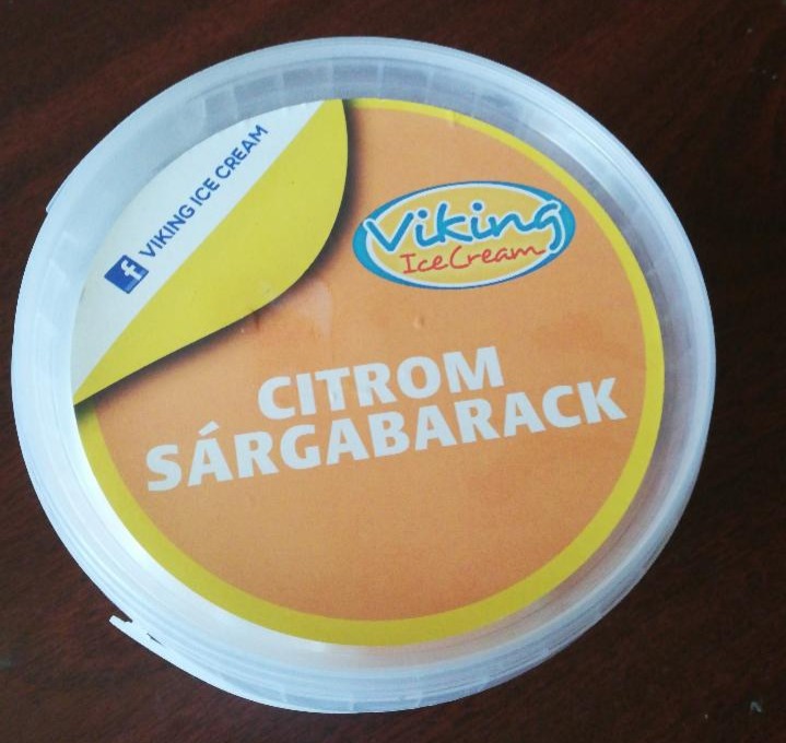 Képek - Citrom sárgabarack jégkrém Viking