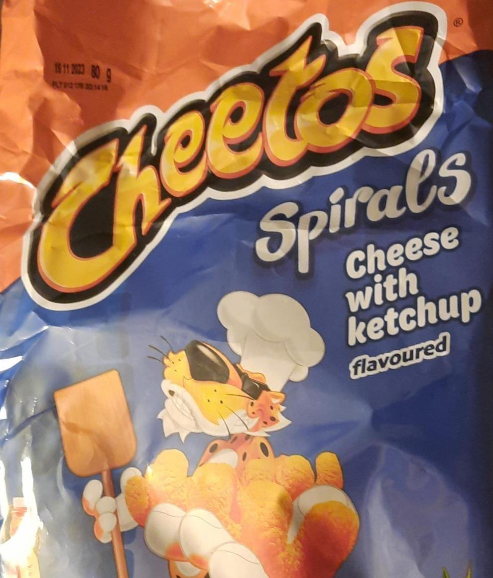 Képek - Cheetos Spirals sajtos & ketchupos ízesítésű kukoricasnack 30 g