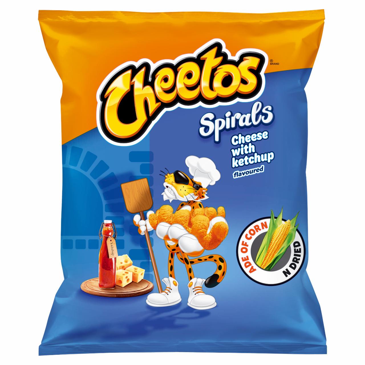 Képek - Cheetos Spirals sajtos & ketchupos ízesítésű kukoricasnack 30 g
