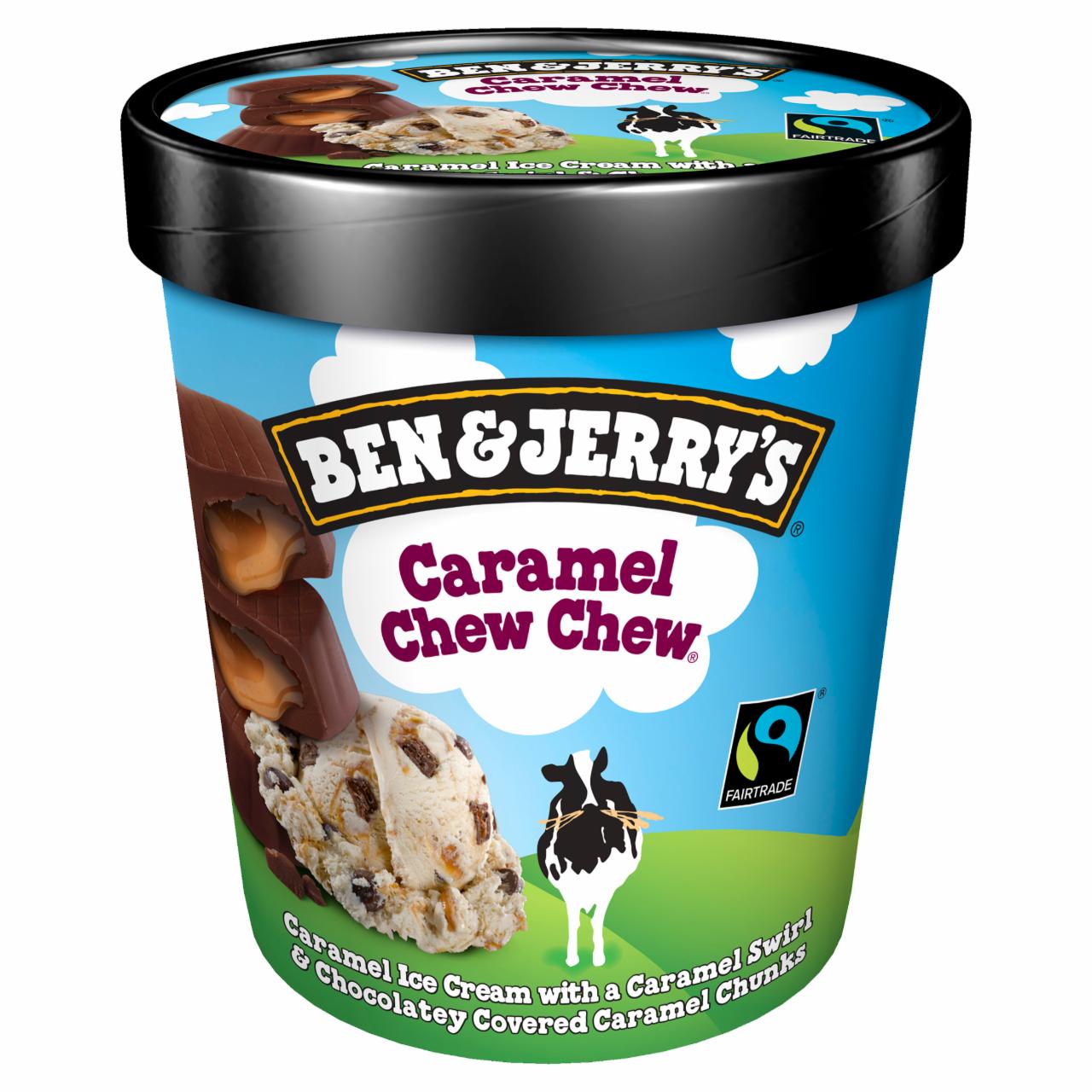 Képek - Ben & Jerry's Caramel Chew Chew Jégkrém 500 ml