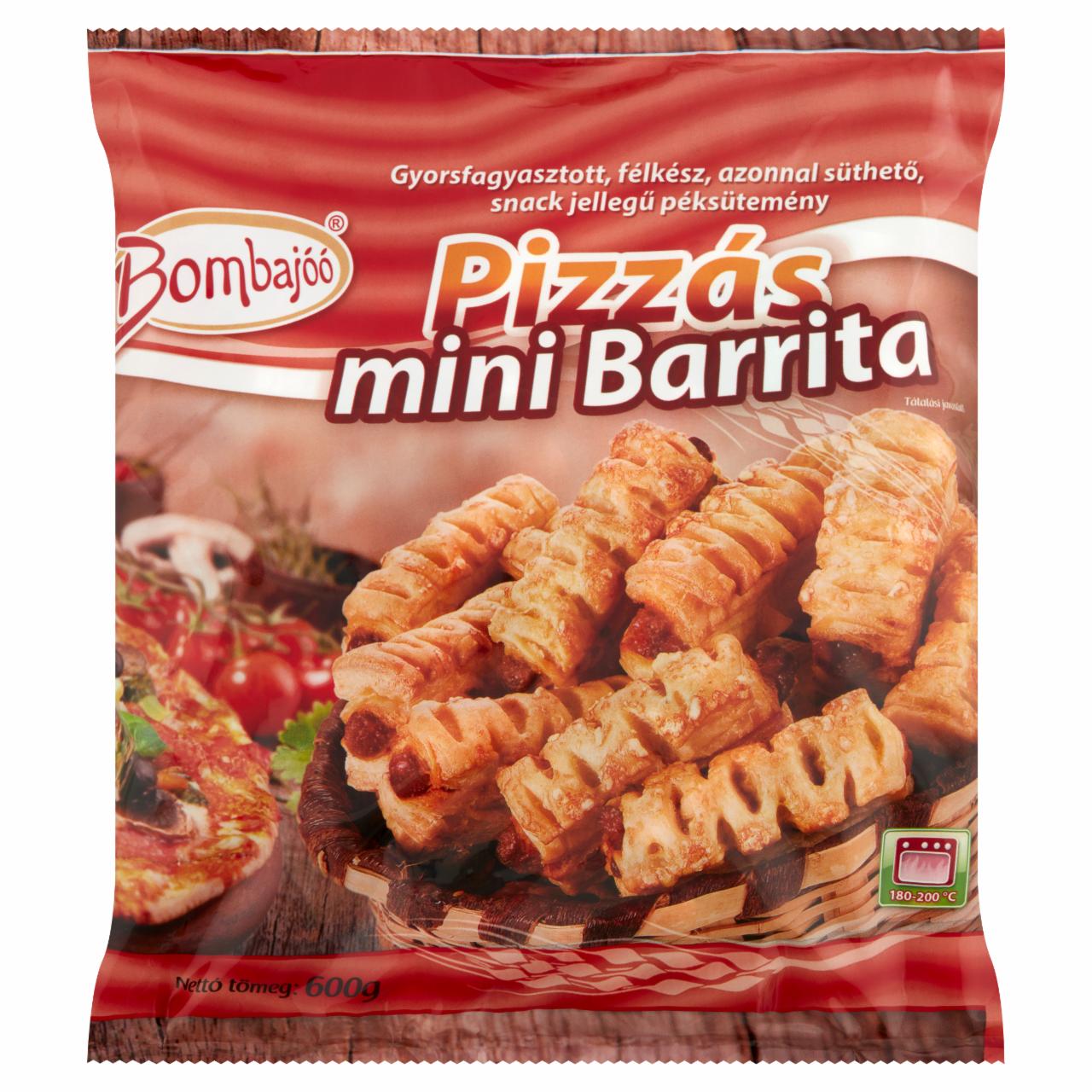 Képek - Bombajóó Mini Barrita gyorsfagyasztott pizzás rudacska 600 g