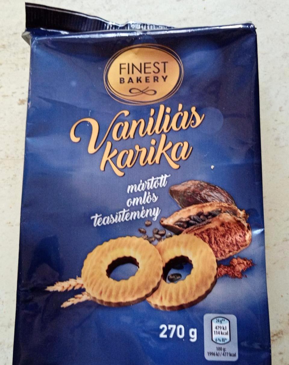 Képek - Vaníliás karika Finest bakery