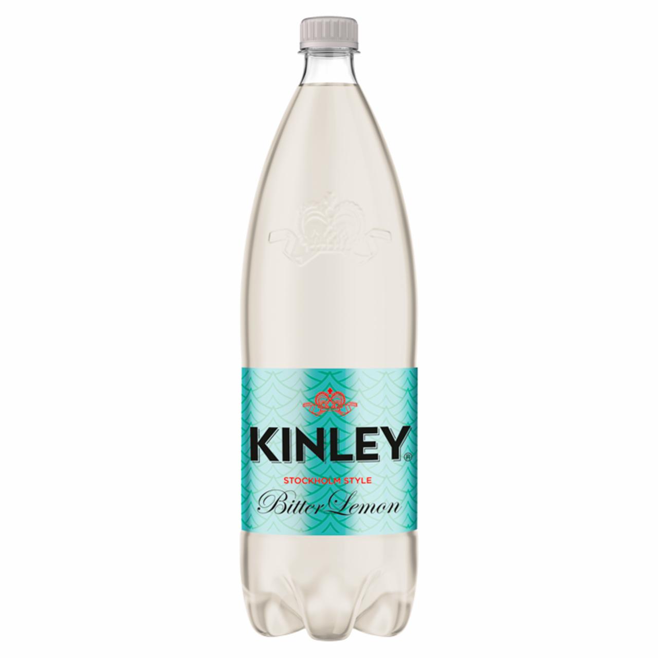 Képek - Kinley Bitter Lemon citrom ízű szénsavas üdítőital kininnel, cukorral és édesítőszerrel 1,5 l