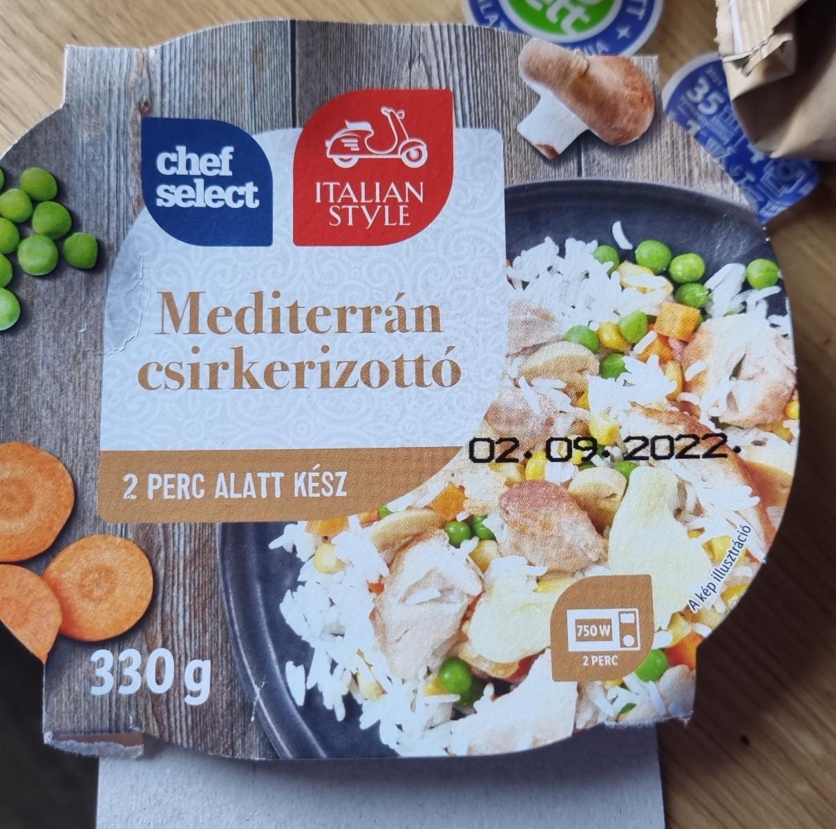 Képek - Mediterrán rizottó csirkével Chef select