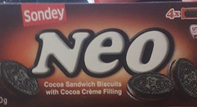 Képek - Sondey neo cocoa sandwich biscuits with cocao creme filling