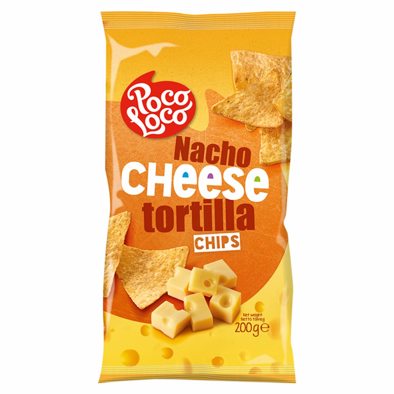 Képek - Poco Loco Tortilla sajtos ízesítésű kukoricachips 200 g