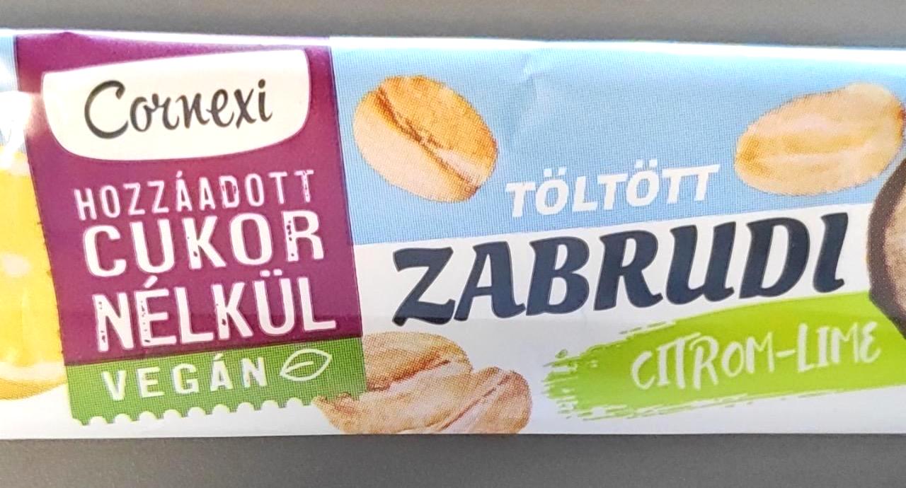 Képek - Töltött zabrudi citrom-lime vegán Cornexi