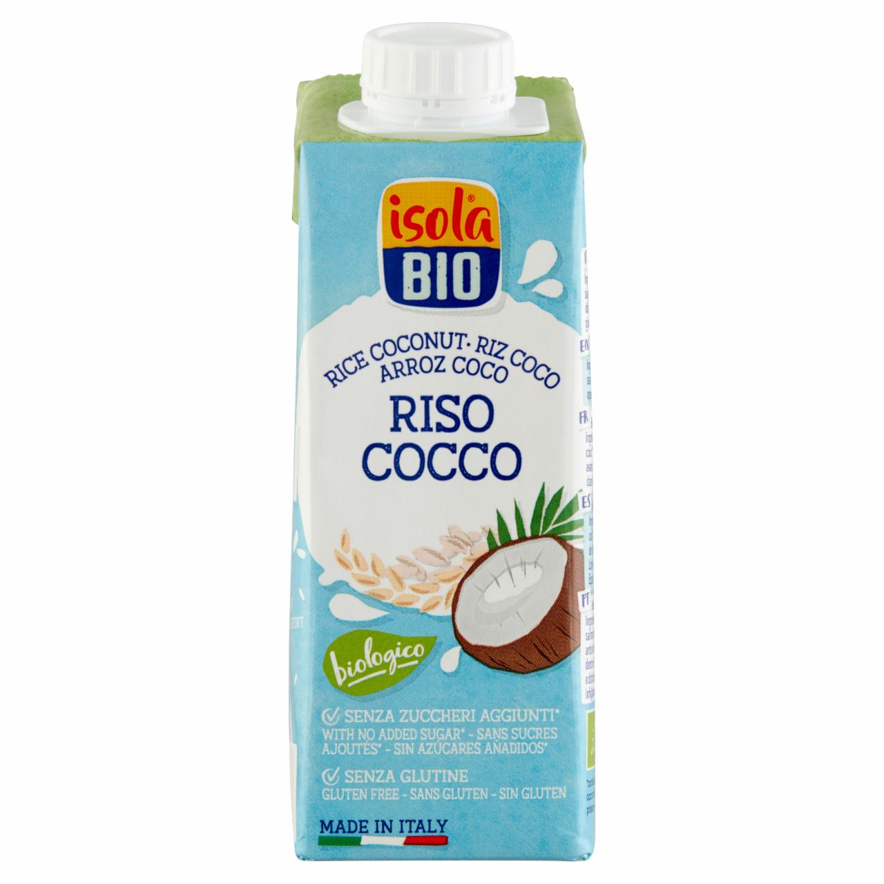 Képek - Isola Bio BIO kókuszos rizsital 250 ml