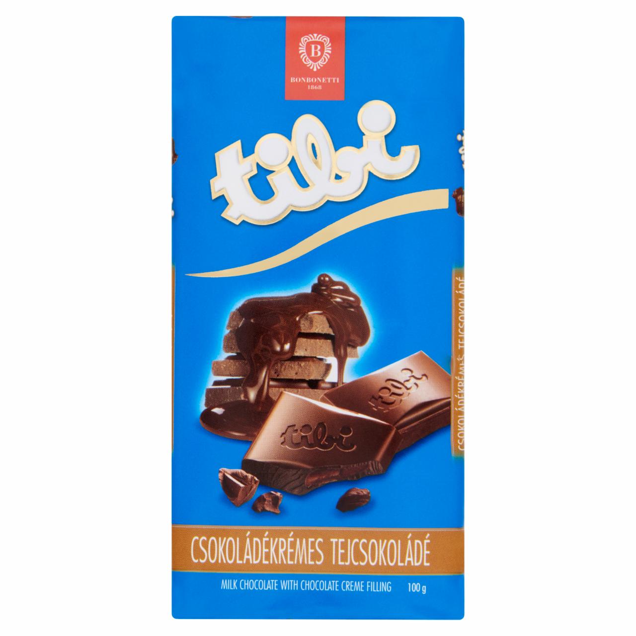 Képek - Tibi csokoládékrémes tejcsokoládé 100 g