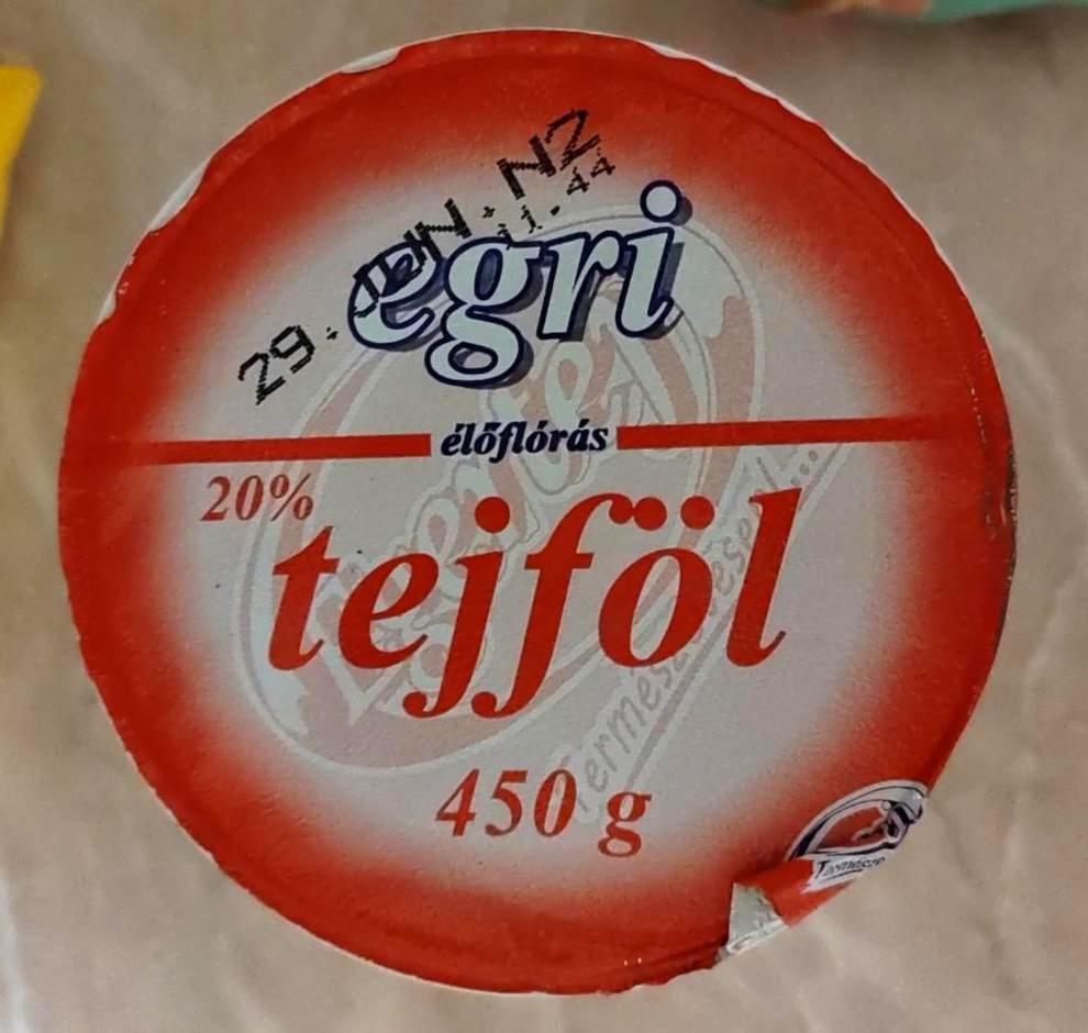 Képek - Élőflórás tejföl 20% Egri