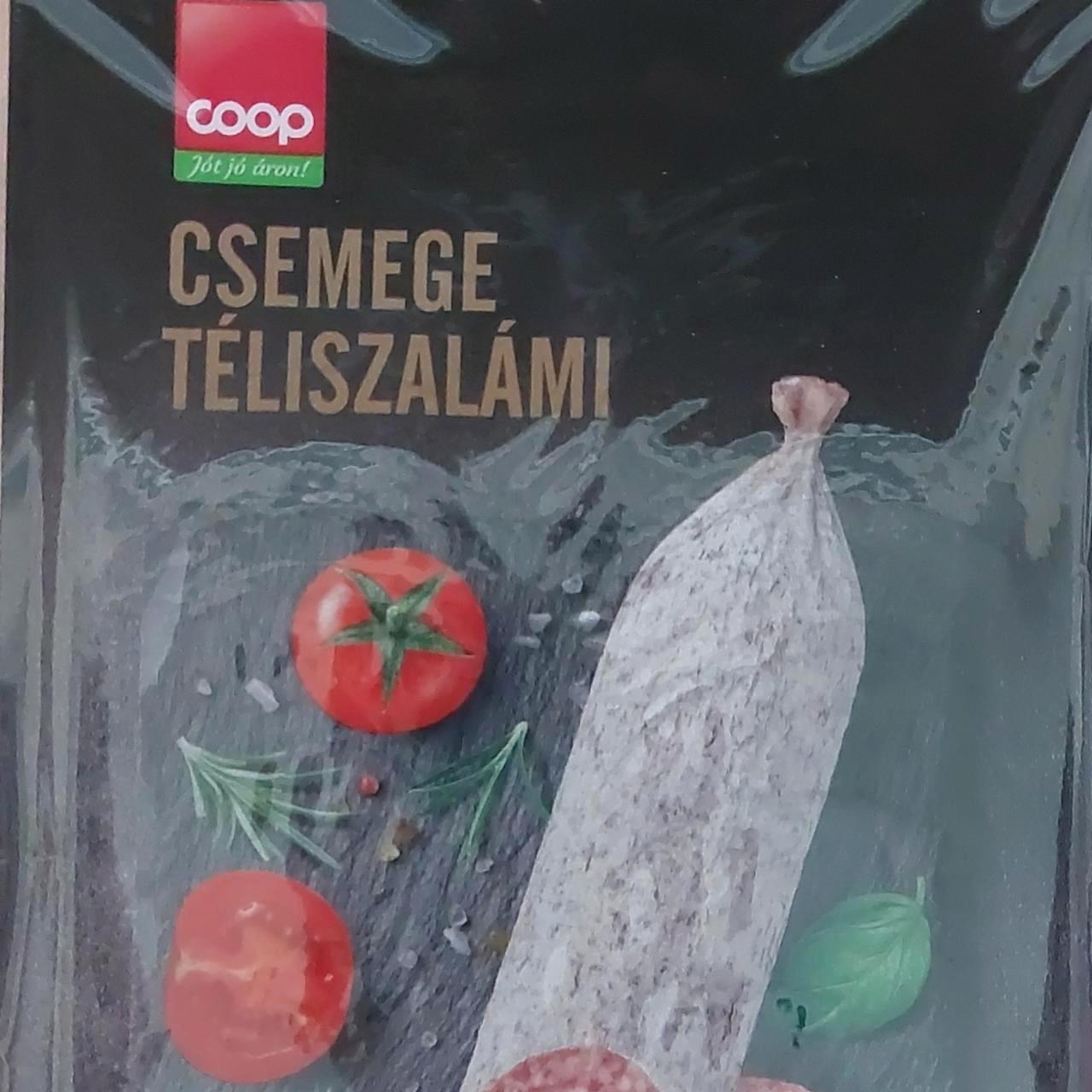 Képek - Csemege téliszalámi Coop