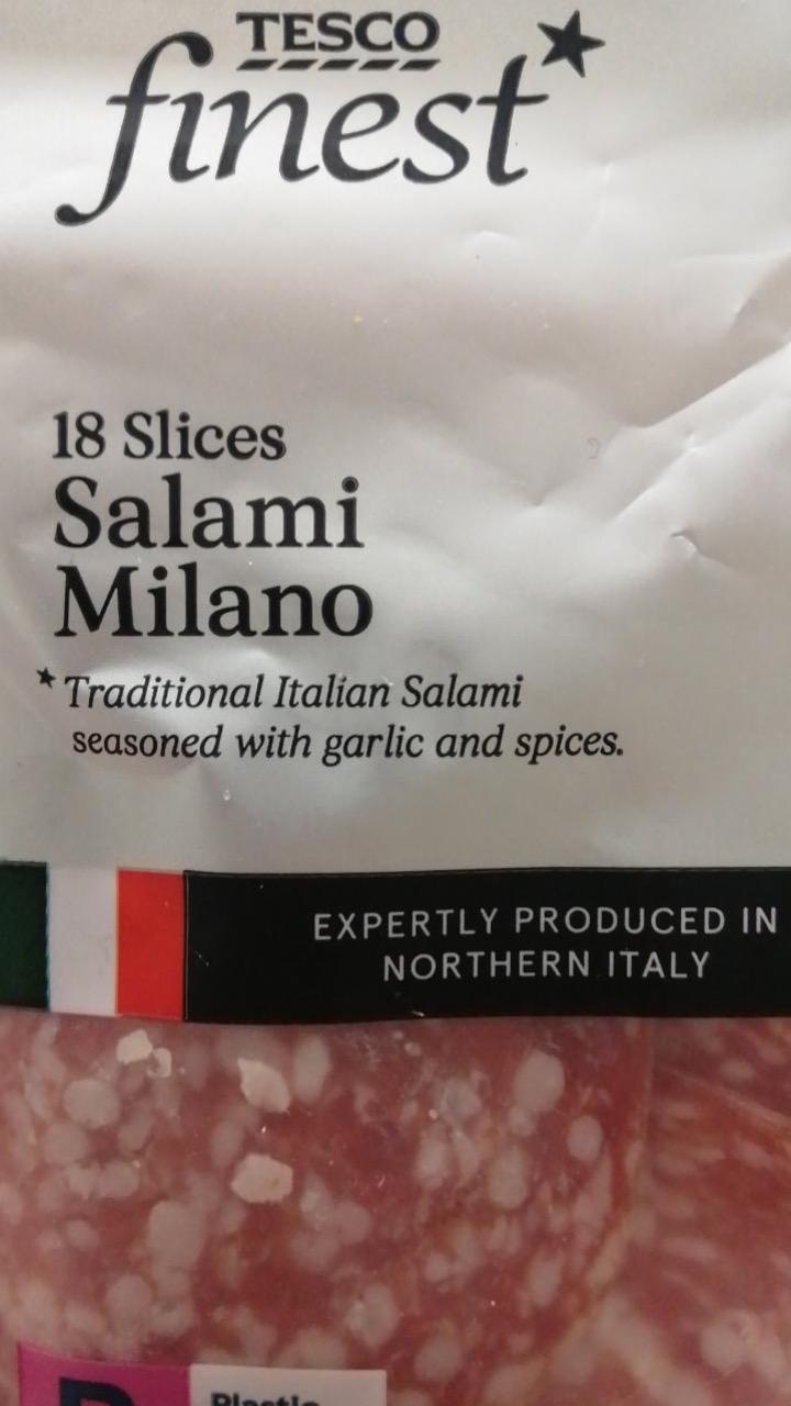 Képek - Salami Milano Tesco finest