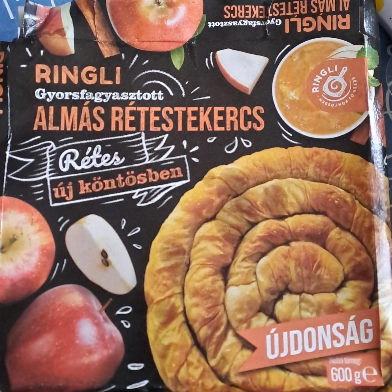 Képek - Gyorsfagyasztott almás rétestekercs Ringli