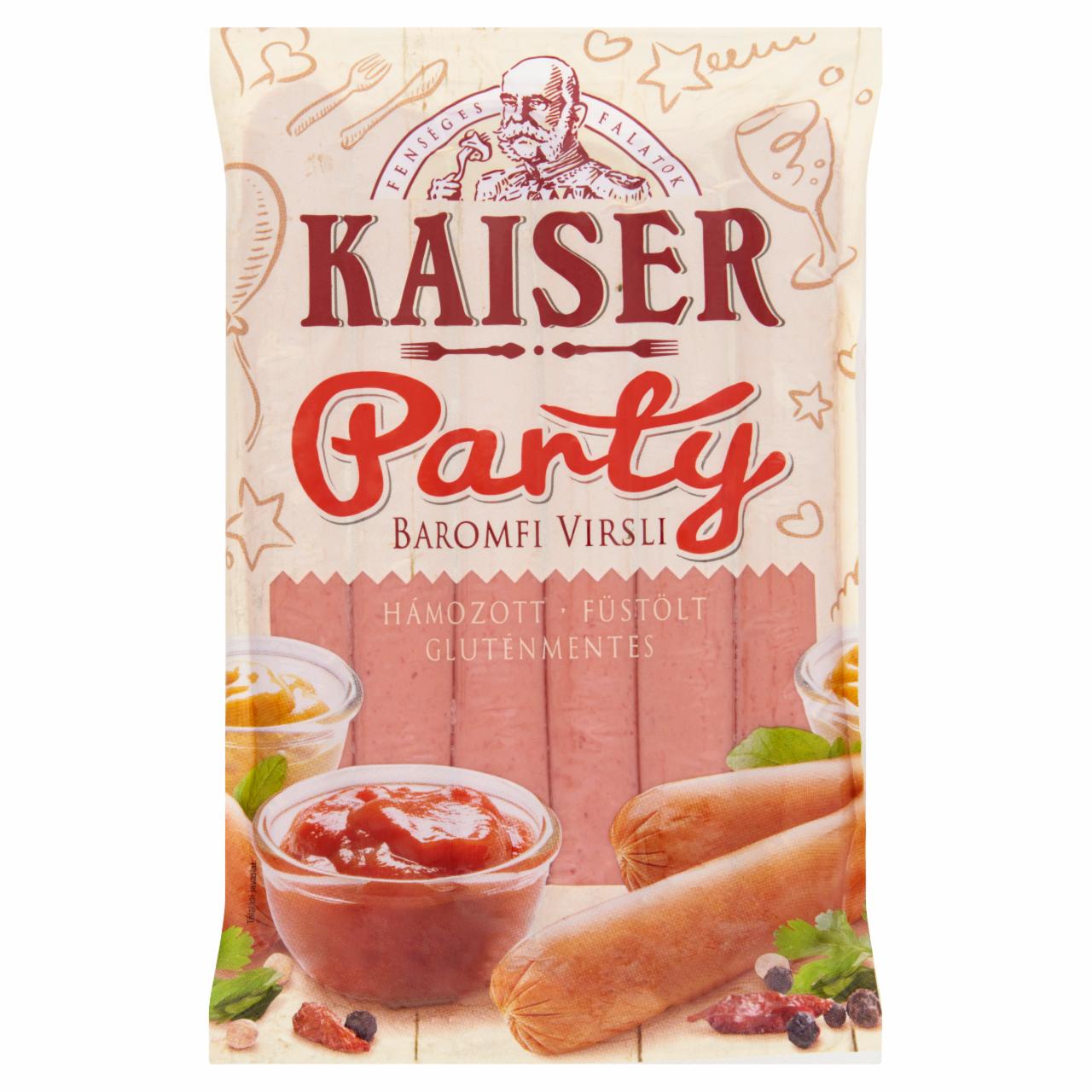 Képek - Kaiser Frankfurter Party hámozott, füstölt húskészítmény 500 g