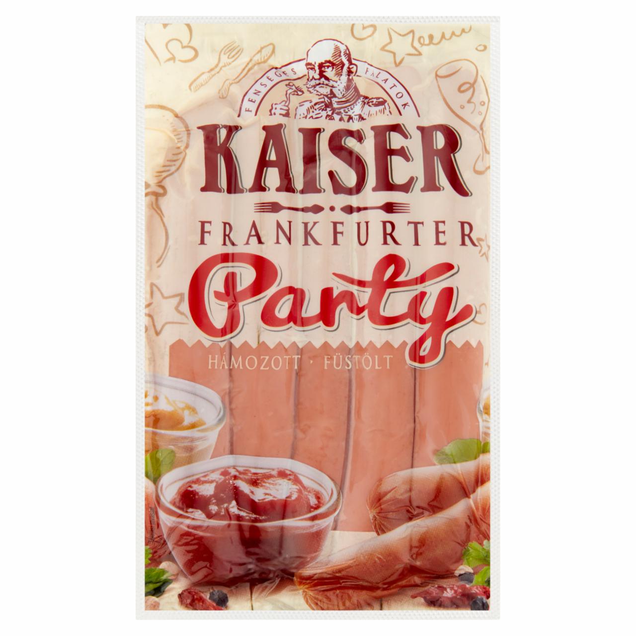 Képek - Kaiser Frankfurter Party hámozott, füstölt húskészítmény 500 g